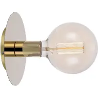 Markslöjd Disc Vägglampa/Taklampa Mässing