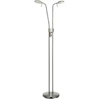 Markslöjd Hudson Golvlampa Stål Dubbel