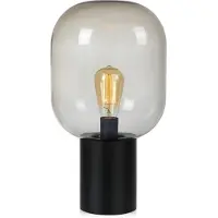 Markslöjd Brooklyn Bordslampa Svart/Rök 44 cm