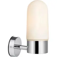 Markslöjd Zen Vägglampa Krom/Vit