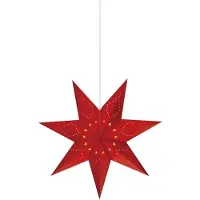 Markslöjd Saturnus Stjärna Röd 45 cm