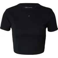 Armani Exchange för kvinnor. XW001833AF18852UC001 Design T-shirt svart (S), Casual, Polyester, Kort ärm