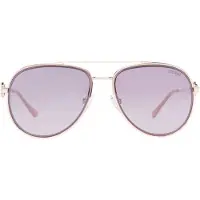 GUESS Aviator Dam Shiny Rose Gold Bordeaux Mirror GF0344