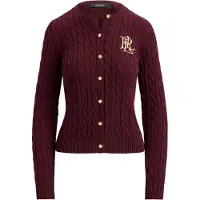 Ralph Lauren Kofta ljusgul / vinröd