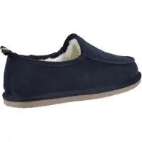 Hush puppies Charles Suede Tofflor i marinblå för män