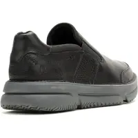 Hush puppies Baylor Skinn Herr Svarta Loafers
