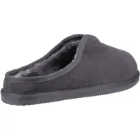 Hush puppies Conrad Suede Grå tofflor för herrar