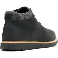 Hush puppies Jenson Skinn Herr Svarta Ankelstövlar