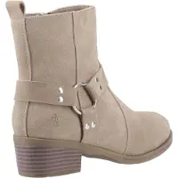 Hush puppies Iria Mocka Dam Grå Ankelstövlar med Klack