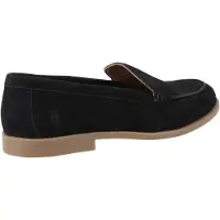 Hush puppies Natasha Läder Kvinnor Svarta Loafers