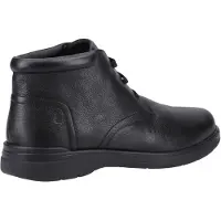 Hush puppies Malcolm läder herrstövlar svarta