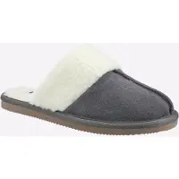 Hush puppies Arianna Mocka Dam Grå Tofflor