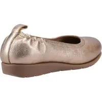 Hush puppies Skylar Läder Kvinnor Guld Lättskor