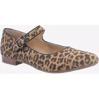 Hush puppies Melissa Strap Damskor I Leopardmönstrat Mocka
