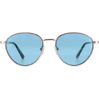 GUESS Round Gold Sunglasses