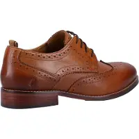 Hush puppies Natalia Läder Dam Tan Brogues Skor