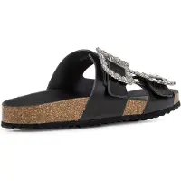 Geox D BRIONIA R Läder Dam Svarta Sandaler
