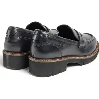 POD Kaltin Läder Kvinnors Svarta Loafers