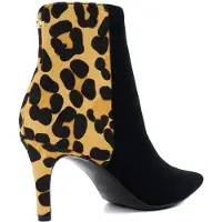 Dune London Dune Obsessive 2 läder dam Leopard stövlar
