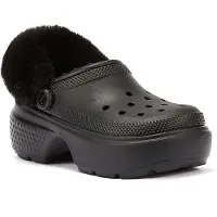 Crocs Stomp Lined Clog Dam Svart Sandaler