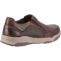 Hush puppies Fletcher Läder Herr Kaffe Loafers