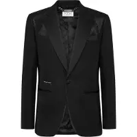 Philipp Plein Kavaj med en knapp, smal passform