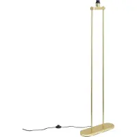 QAZQA Modern golvlampa mässing - Thijmen