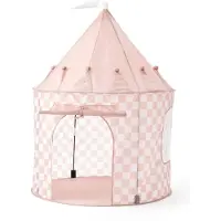 Kids Concept Lektält - 100x130 cm - Aprikos Rutor - - One Size - Lektält