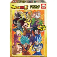 Educa Pussel EDUCA - 500 bitar - Dragon Ball Super - Son Goku och hans vänner ren