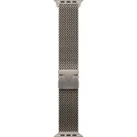 Apple - Slinga för smart klocka - 49 mm, naturlig titanfinish - Medelstorlek - naturell - för Watch Hermès Series 9, SE 3, Series 10, Series 11, Se...