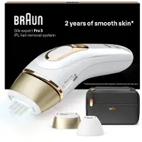 Braun Deypilator Silk-expert Pro 5 PL5140 intensivt pulsljus (IPL) guld/vit