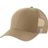Carhartt Men's Rugged Professional Series Canvas Mesh Back Cap Dark Khaki
