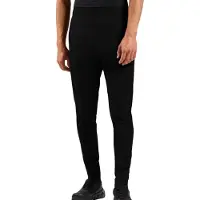 Odlo - Trail running kläder - Zeroweight Pants Regular M Black/Black för UnisexTrä - Storlek XL - Svart