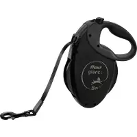 Flexi Giant koppel Black Edition - automatisk hundkoppel - 8 m