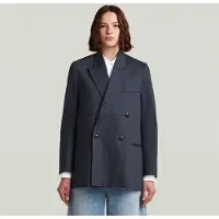 G-Star Double Breasted Blazer - Dark blue - Women