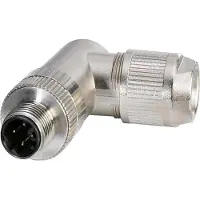 Phoenix Contact 1553624 Sensor/ställdon-datakontakt M12 Kontakt hane vinklad Antal poler (RJ): 4 1 st Piece