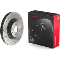 Brembo Bromsskiva 09A81711 fram, ventilerad, höggradigt förkolnad, 1 Stycke