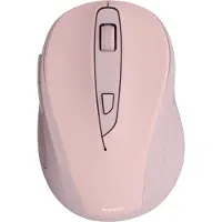 Hama WM-400 WiFi mus Sladdlös Optisk Rosa 6 Knappar 1600 dpi