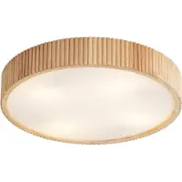 QAZQA Japandi taklampa trä 50 cm 4-ljus - Lyra