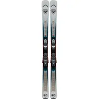 Rossignol - Skidpaket (skidor + bindning) - Arcade 80 + Xpress 10 GW B83 Black/Hot Red 2026 för UnisexUll - Storlek 174 cm - Grå