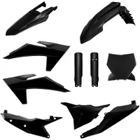Polisport Komplett Plastsats KTM 23-24 SVART