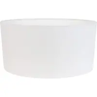 QAZQA Lampavärme vit oval 50/33/25 i linne