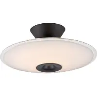 Paul Neuhaus LED taklampa Elipsa, dimbar, Vitt / opal, Vardagsrum / matsal, Glas, LED-taklampa