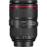Canon EF 24-105mm F4L IS II USM Zoomobjektiv svart