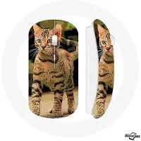 CAPACHEAP Souris Sans Fil Bengal Race de chats dessin Animé