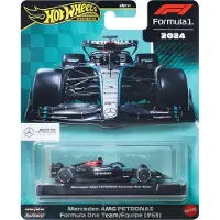 Mattel HOT WHEELS Premium Mercedes-Benz 2024 George Russell racemodell (JBM18)