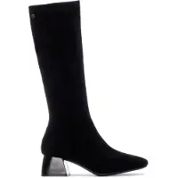 Xti för kvinnor. 14429102-NEGRO Stövlar 144291 svart (39), 3 till 5 cm, Zip, Casual