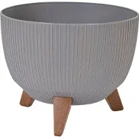 Siena Garden OSLO STRIPE LA963-27 Planteringsfat Polypropylen Grå