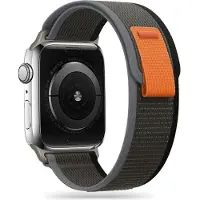 Tech-Protect Apple Watch Ultra 3/2/Ultra/11/10/9/8/SE 3/(2022)/7/SE/6/5/4/3/2/1 Nylon Reim - 49mm/46mm/45mm/44mm/42mm - Svart