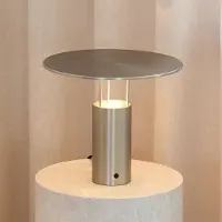 Piet Hein Bordslampa , Tempel280, dimbara, Metallisk, Sovrum, Aluminium, Design